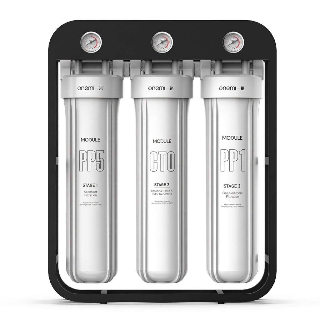 S3 Series Whole-House 3-Stage Pre-Filter