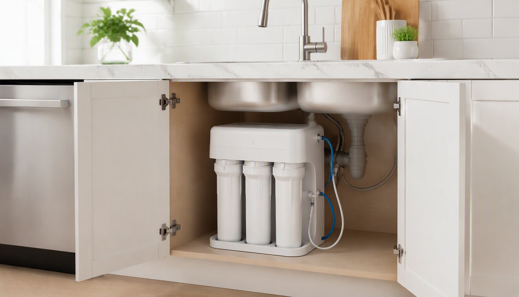 reverse osmosis water filter system under kitchen sink