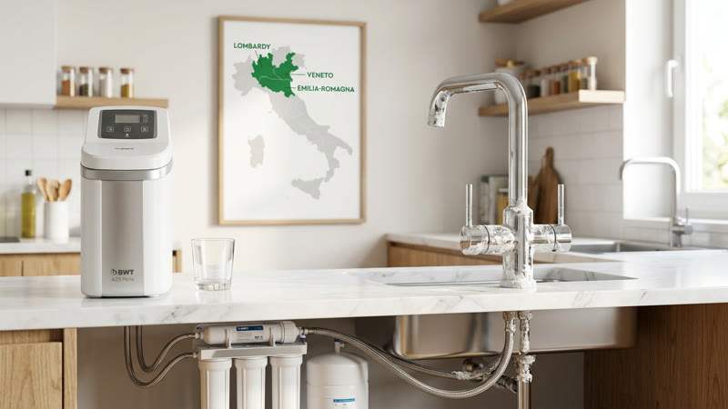 Acqua dura in Italia: le regioni più colpite e le soluzioni tecnologiche per combattere il calcare