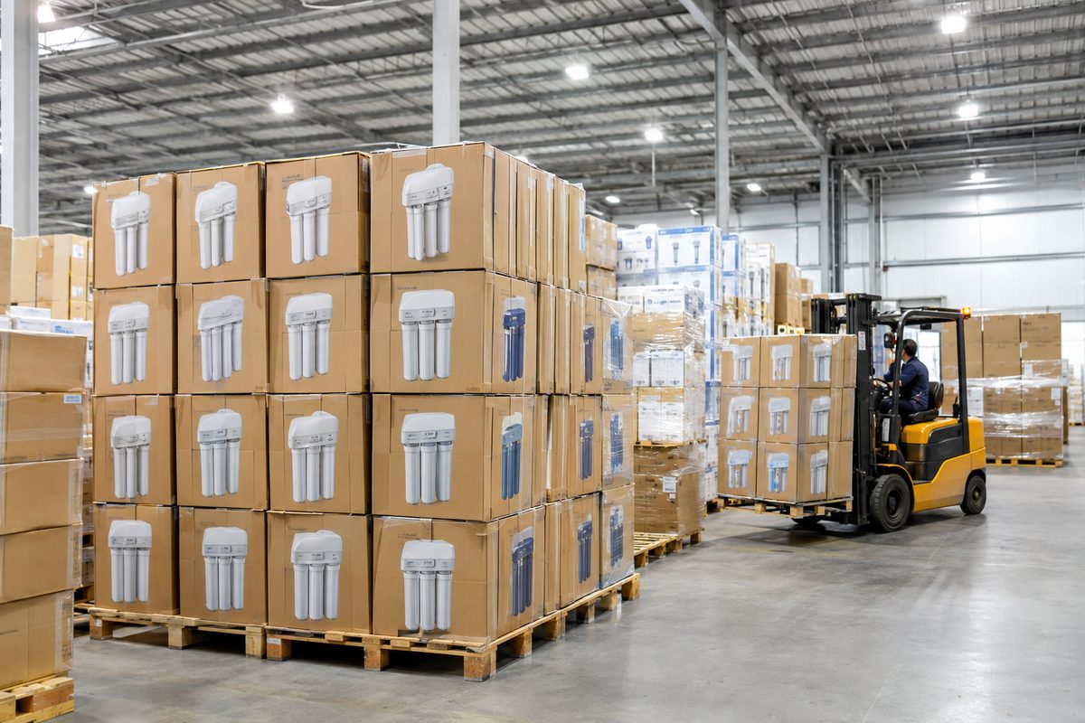 water purifier distribution warehouse logistics