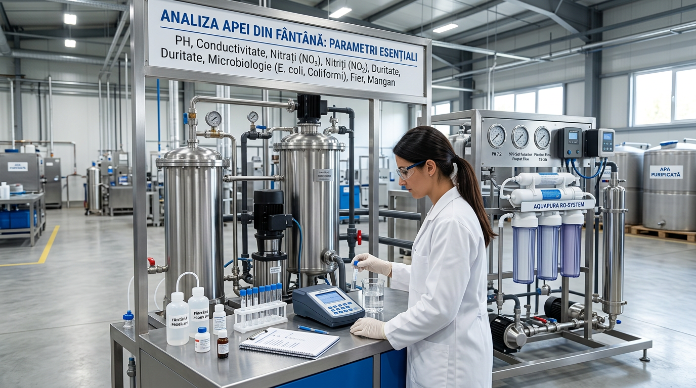 Analiza apei din fântână: ce parametri trebuie să testezi și unde se face | ONEMI