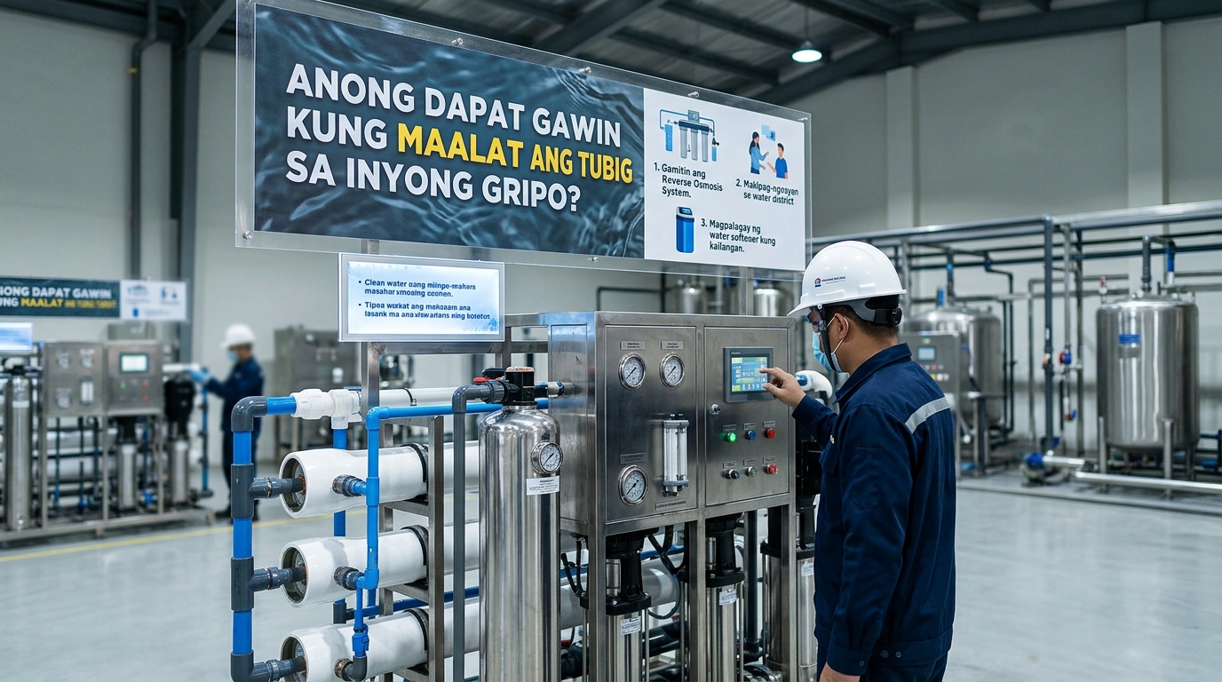 Anong dapat gawin kung maalat ang tubig sa inyong gripo?