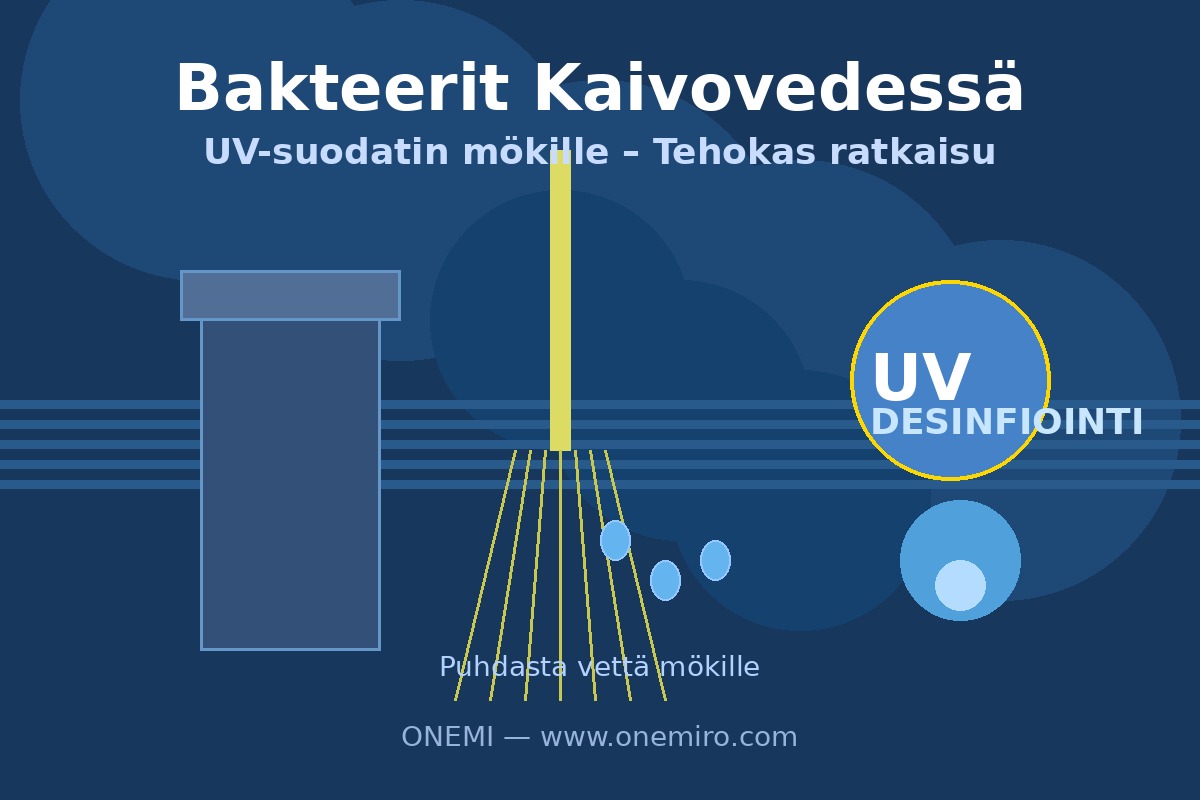 Bakteerit Kaivovedessä – UV-Suodatin Mökille Tehokas Vedenpuhdistusratkaisu | ONEMI