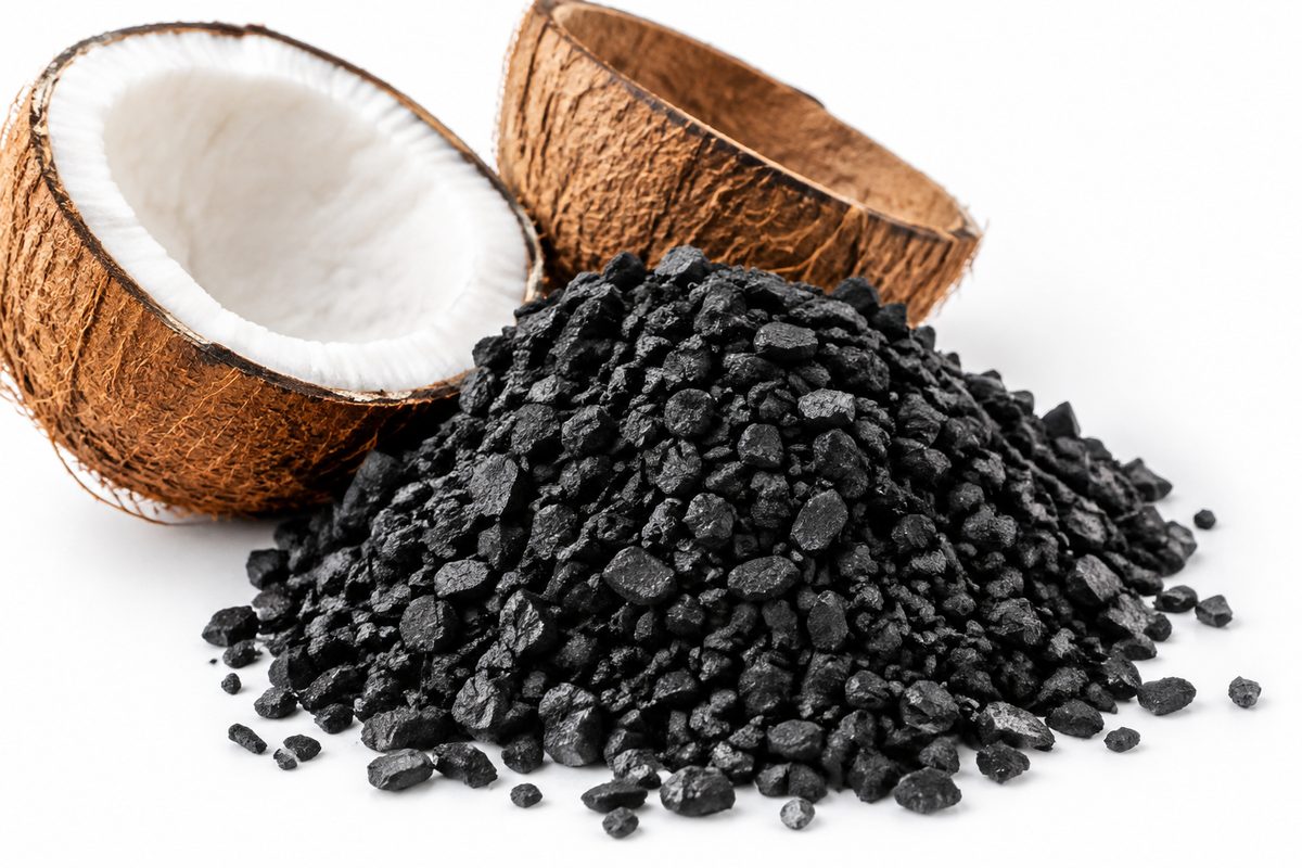 coconut shell activated carbon granules water filter media