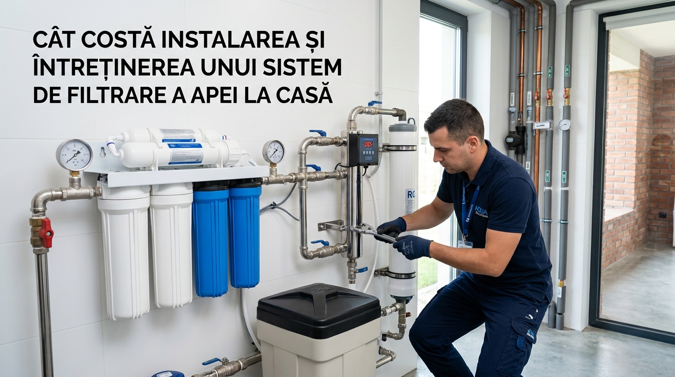 Cât costă instalarea și întreținerea unui sistem de filtrare a apei la casă | ONEMI