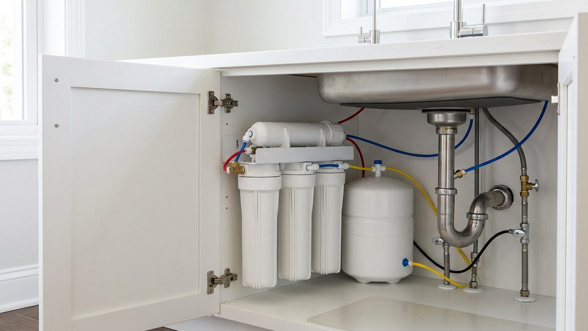 reverse osmosis water purifier system with multiple filter stages