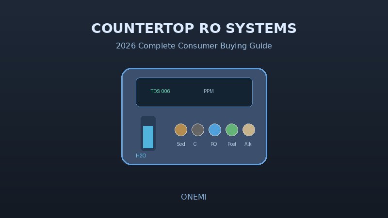 Countertop RO Systems 2026 Consumer Buying Guide
