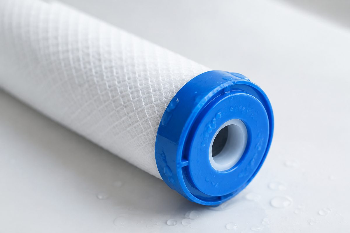 water filter replacement cartridge close up