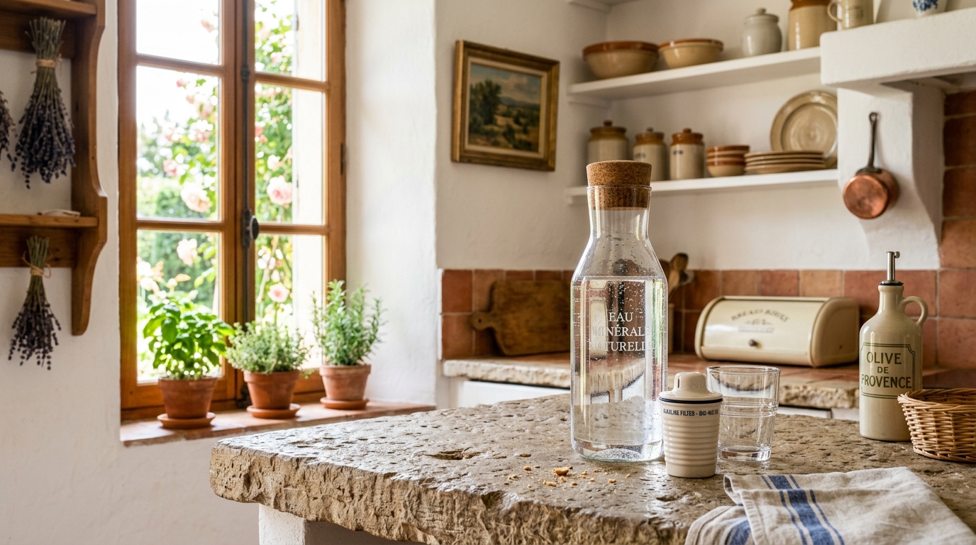 Eau minérale à la maison : recréer une eau de source avec des cartouches alcalines