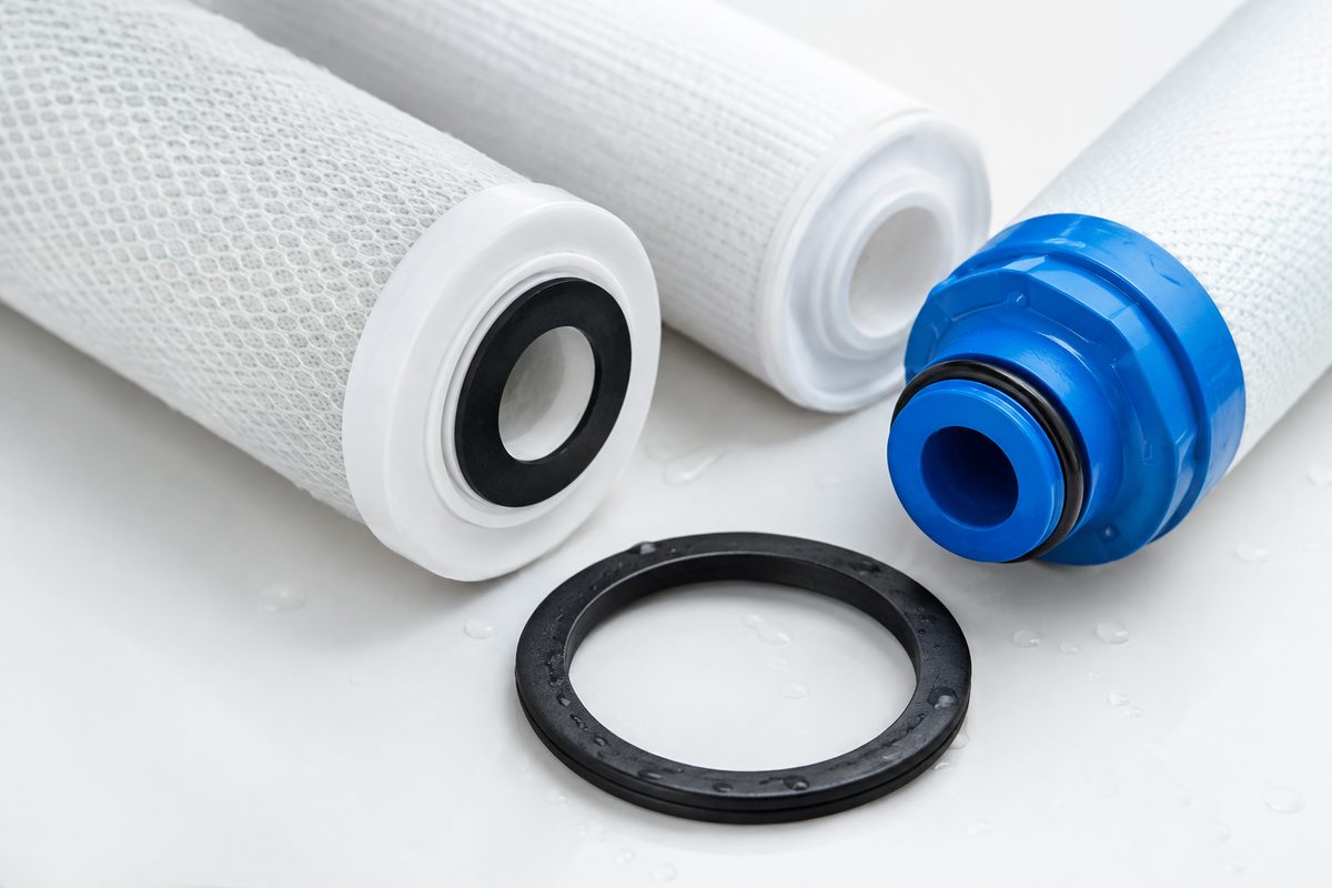 water filter cartridge and gasket seal components