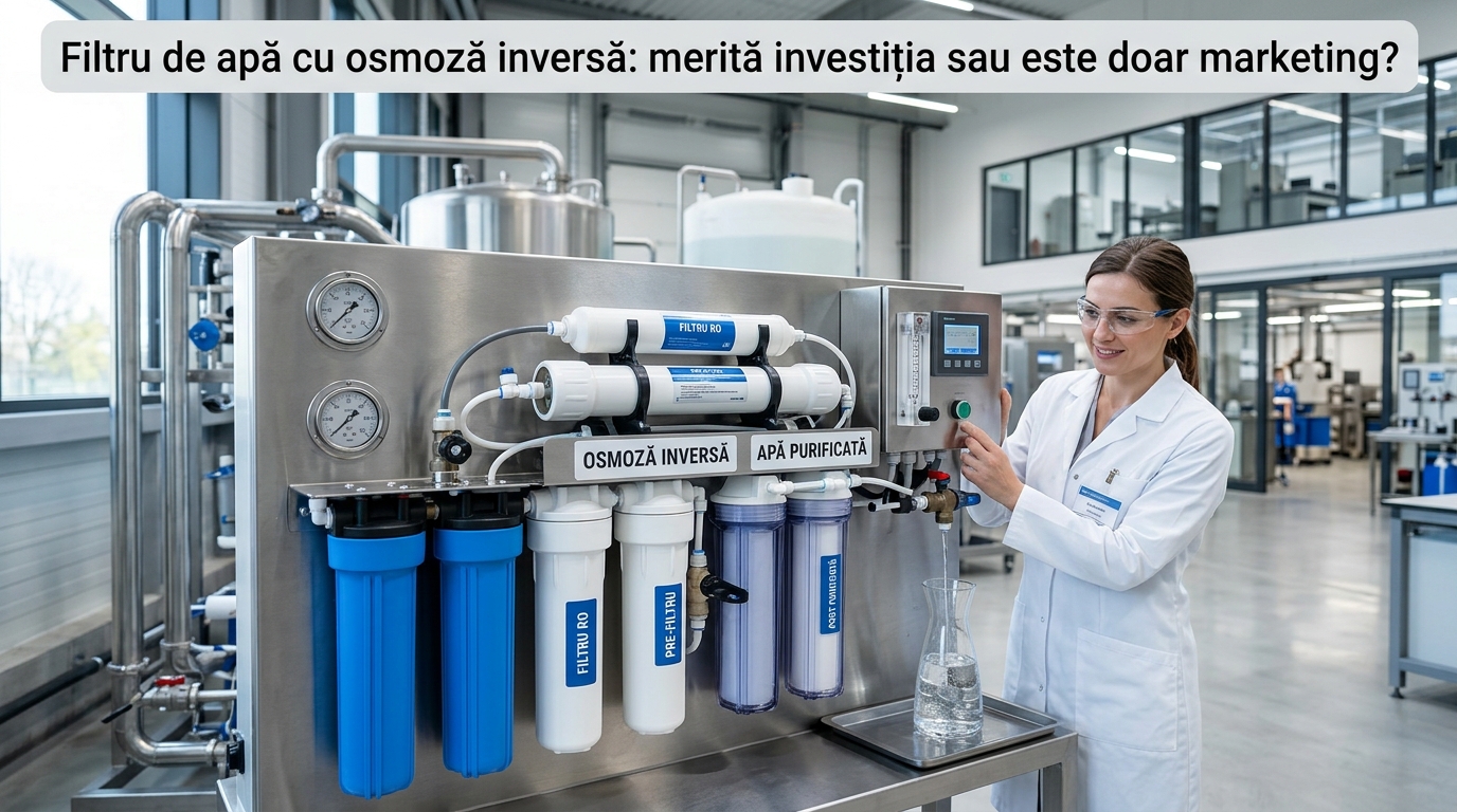 Filtru de apă cu osmoză inversă: merită investiția sau este doar marketing? | ONEMI