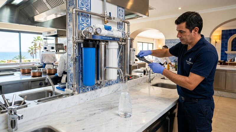 Guia completo de purificação de água para hotéis e resorts no sul de Portugal | ONEMI