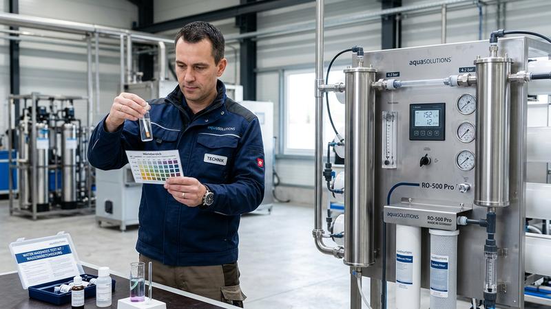 Härtebereich bestimmen: Wasserhärte messen & B2B-Filtersysteme wählen