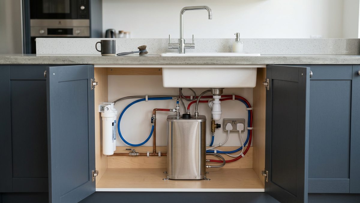 plumbed in water dispenser UK office installation