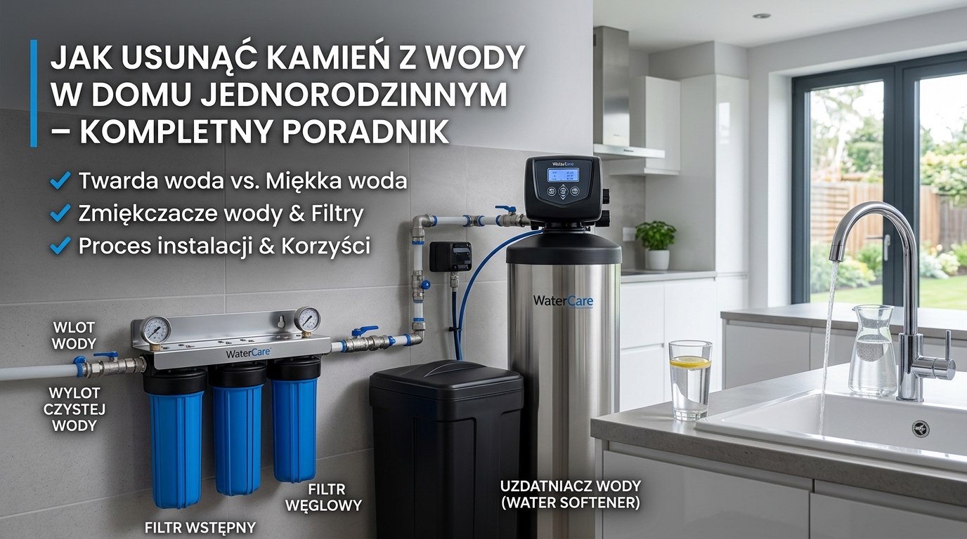 Jak usunąć kamień z wody w domu jednorodzinnym – kompletny poradnik