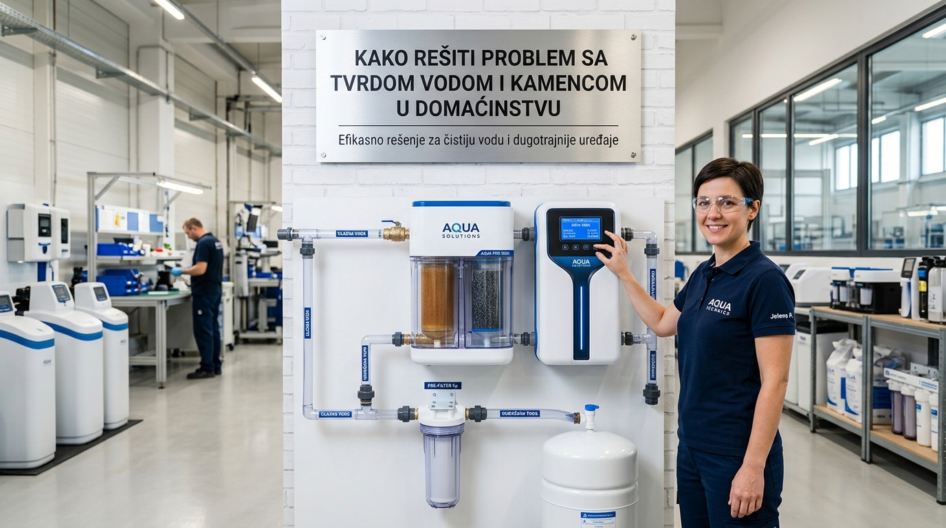 Kako rešiti problem sa tvrdom vodom i kamencom u domaćinstvu