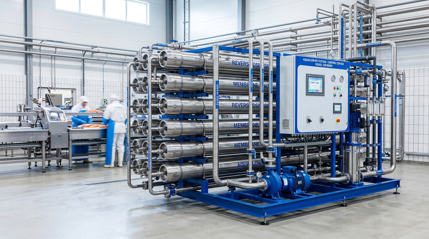 Hệ thống lọc nước công nghiệp RO cho nhà máy chế biến thủy sản miền Tây - ONEMI