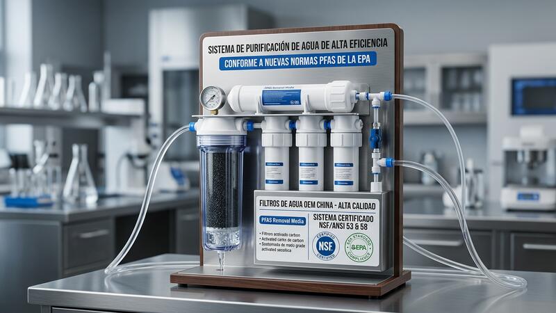 Nuevas Normas PFAS de la EPA: Filtros de Agua OEM China y Certificación NSF