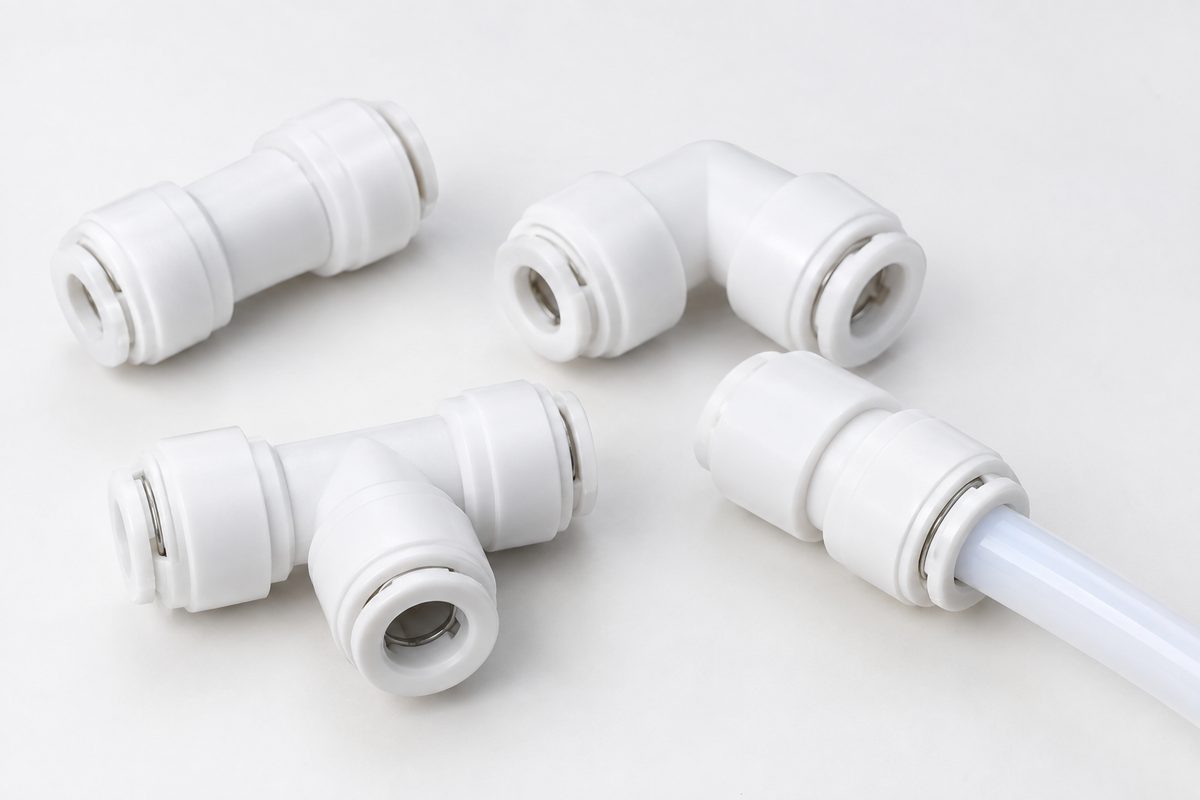 food-grade quick connect fittings for water purifier tubing