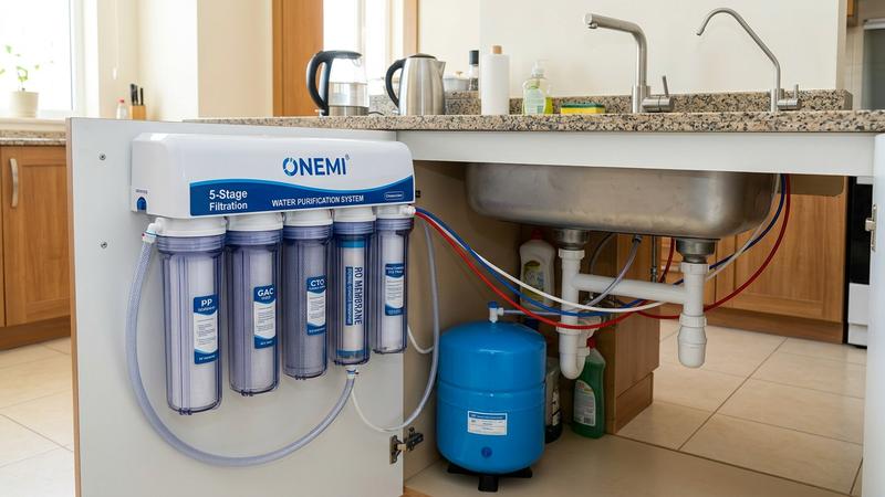 OneMi köp basgançakly suw filtrleri: Türkmen maşgalalary üçin sagdyn suw