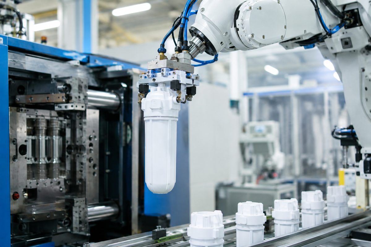 water filter cartridge injection mold production line