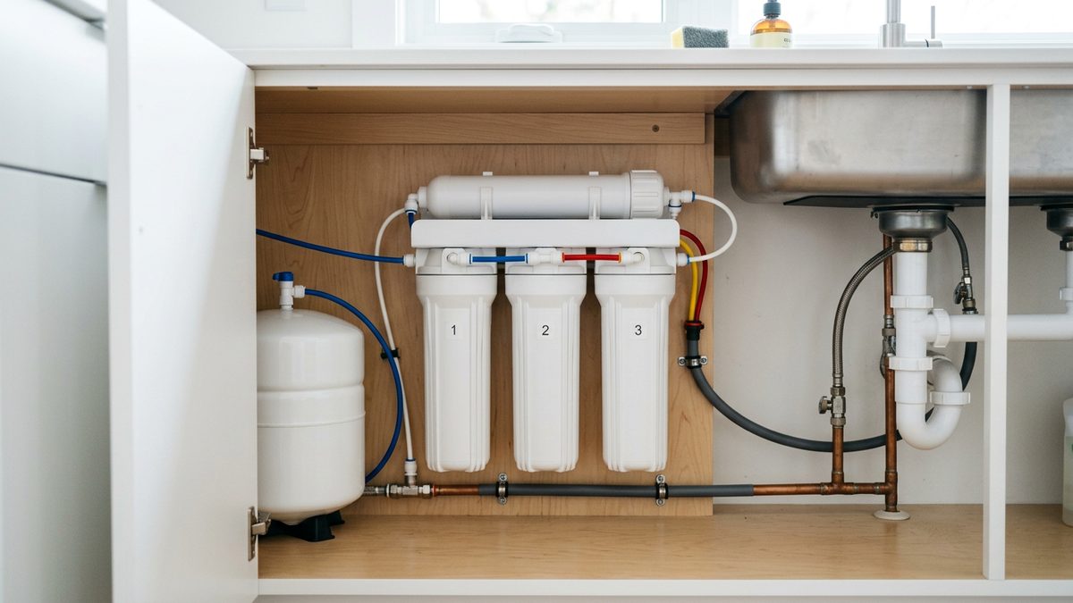 reverse osmosis water purifier system with multiple filter stages
