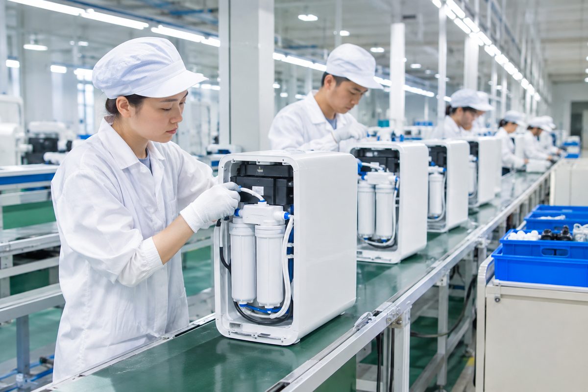 water purifier OEM factory production line