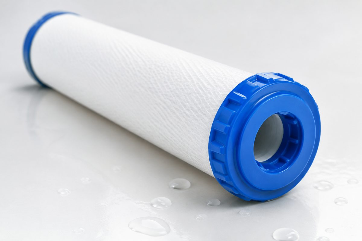 water filter replacement cartridge close up