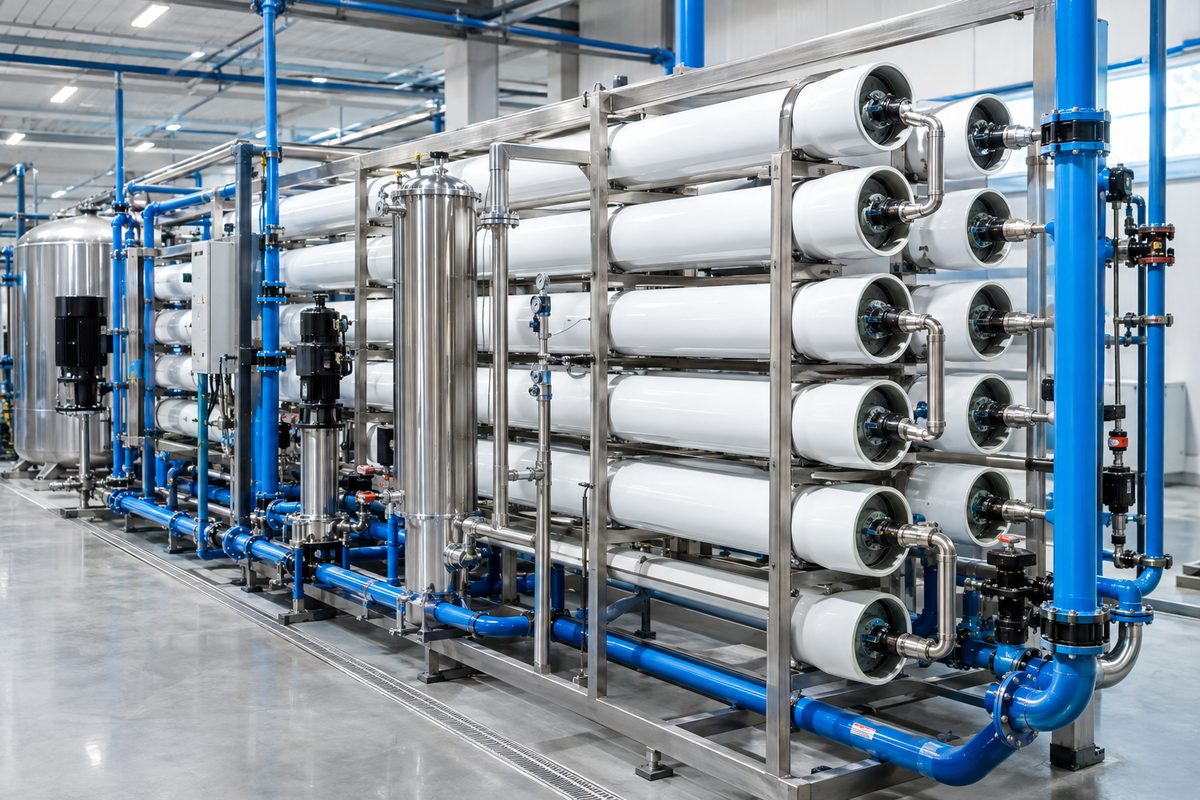 high recovery reverse osmosis water treatment system