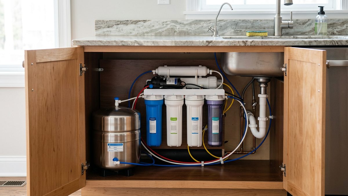 reverse osmosis water filter system under sink