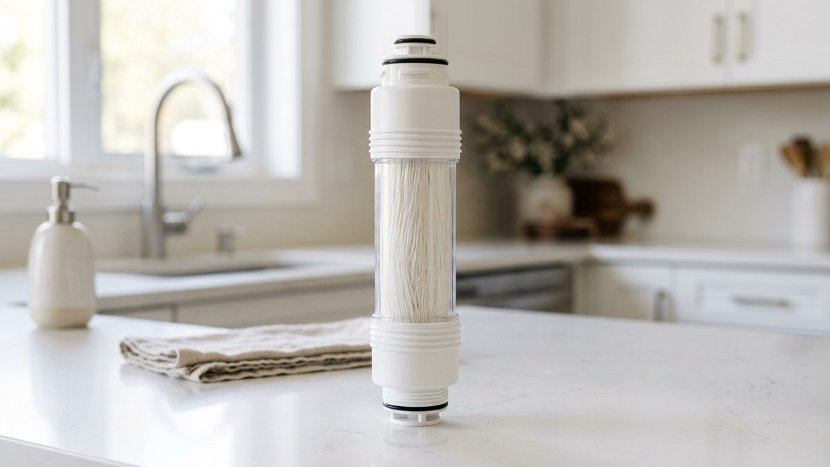 ultrafiltration membrane water filter close up