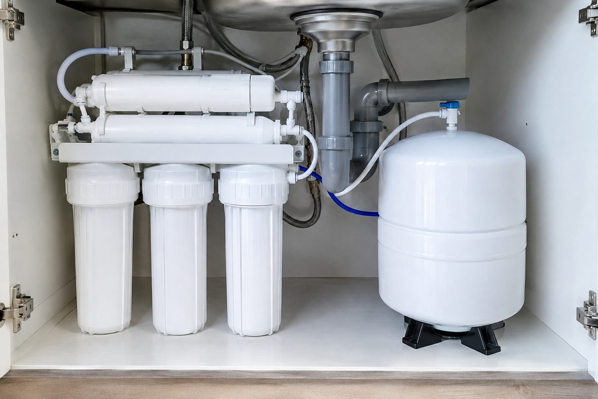 under sink RO water filter system