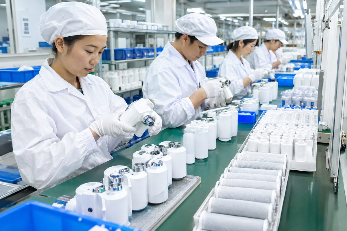 faucet water filter OEM factory production line