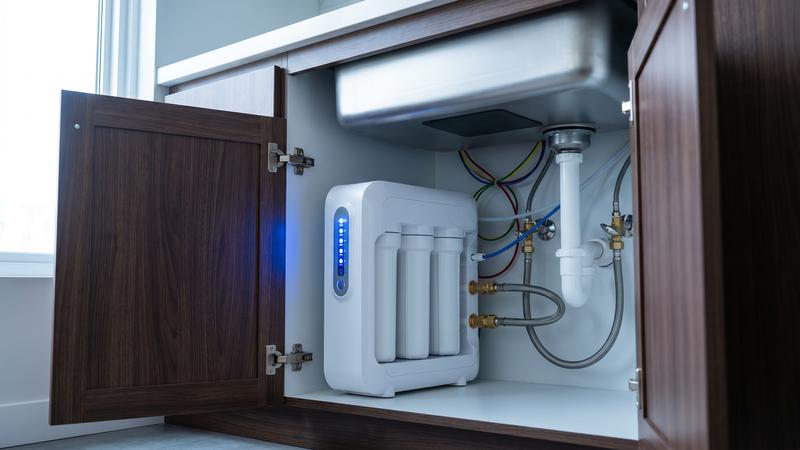 Tankless RO System Compact Under Sink Installation