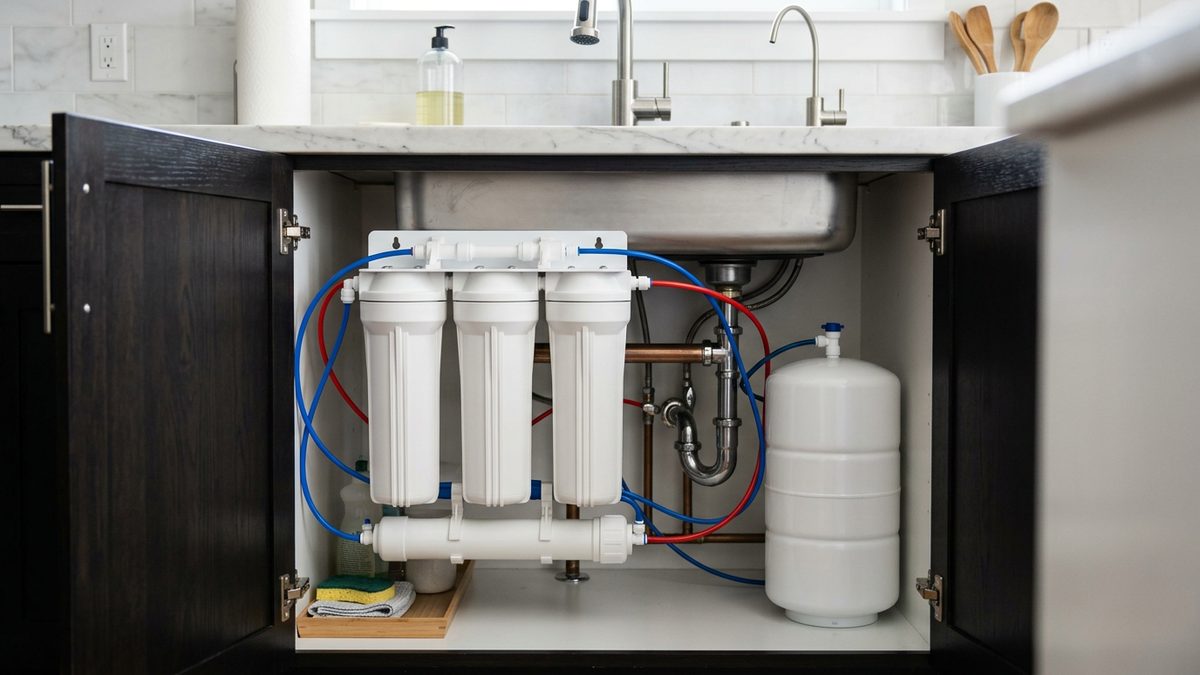 under sink reverse osmosis system installation