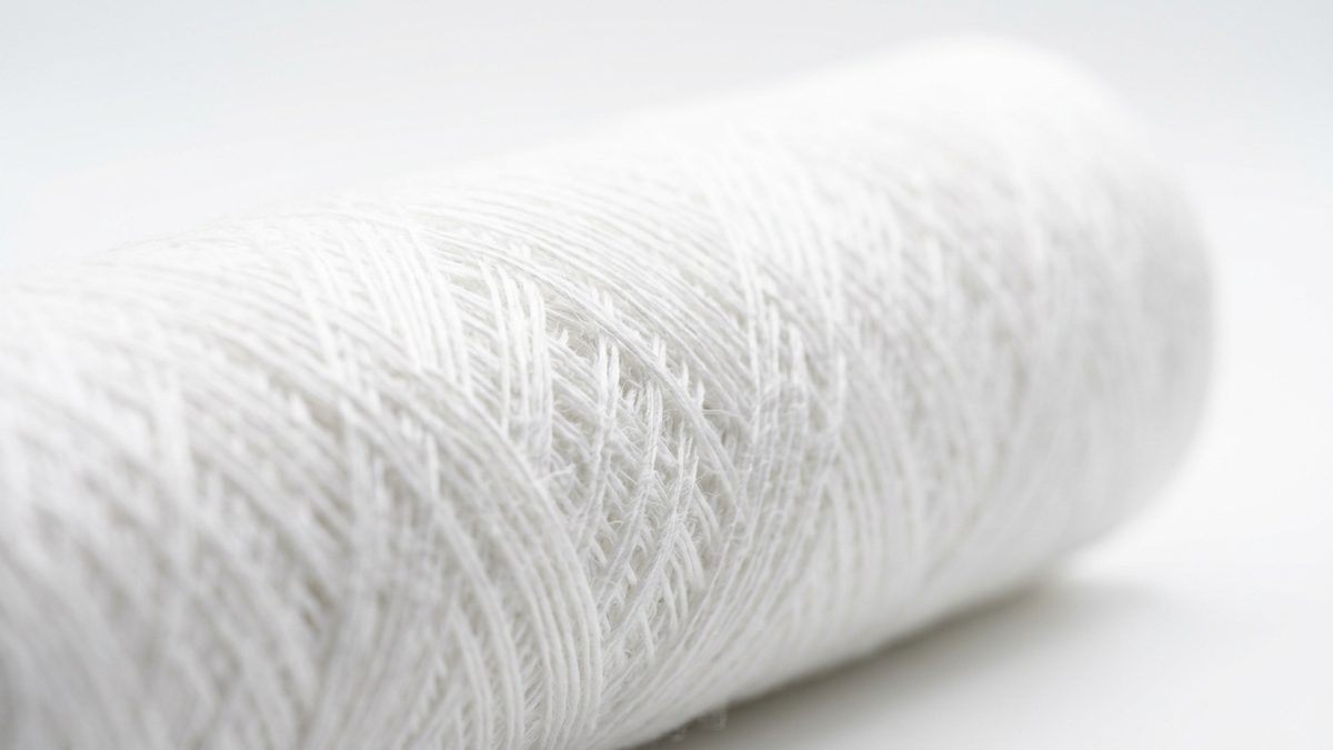 spun polypropylene sediment filter cartridge close up