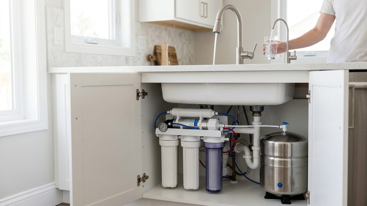 under sink RO system with certification