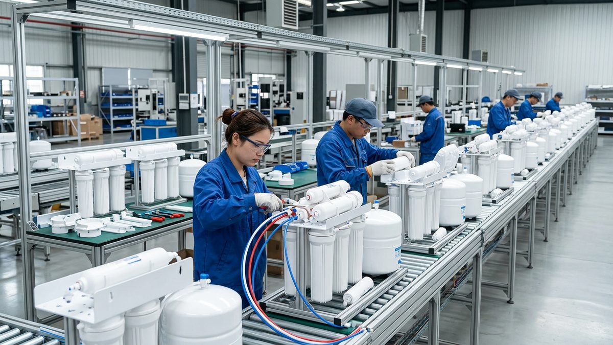 water purifier factory RO production line