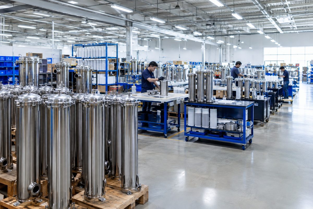 industrial water filtration manufacturing facility