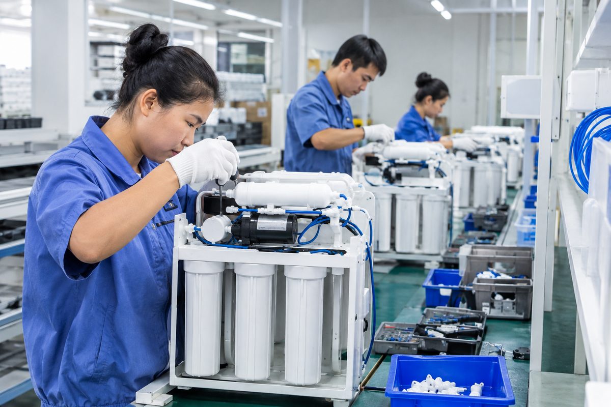 water purifier OEM manufacturing line