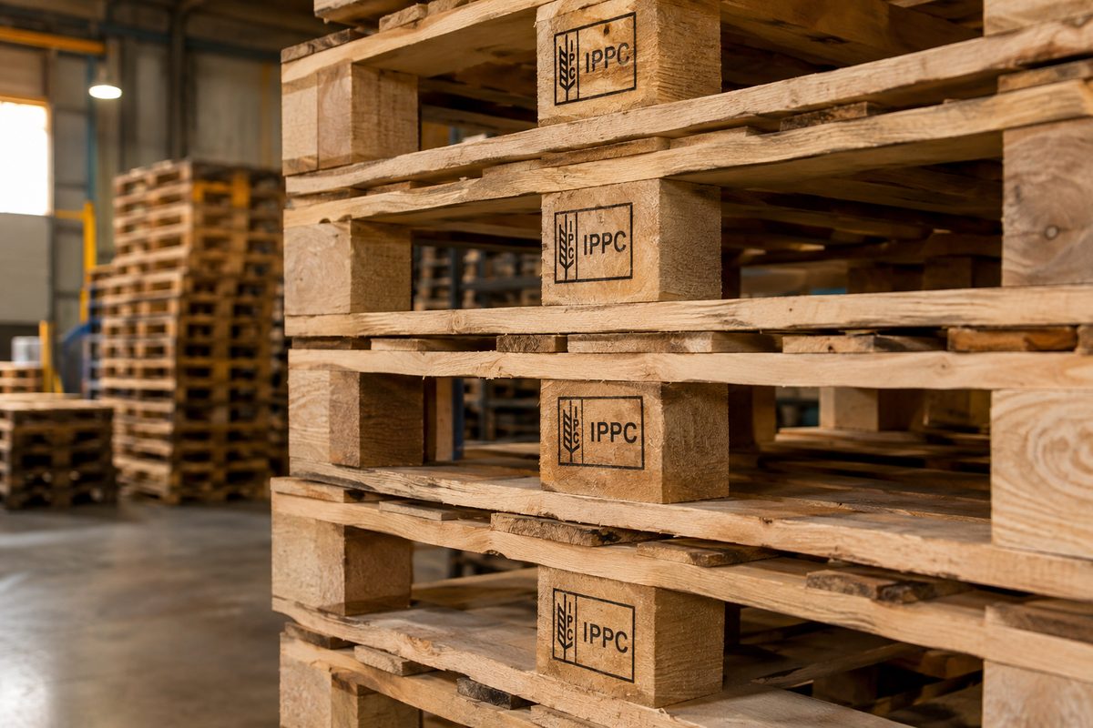 water purifier export wooden pallets with IPPC marking