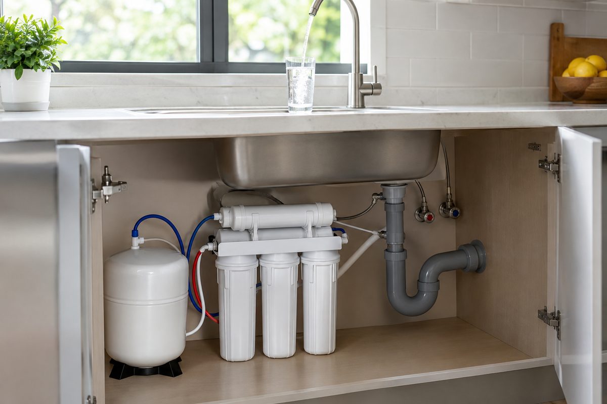 under sink reverse osmosis water purifier with faucet