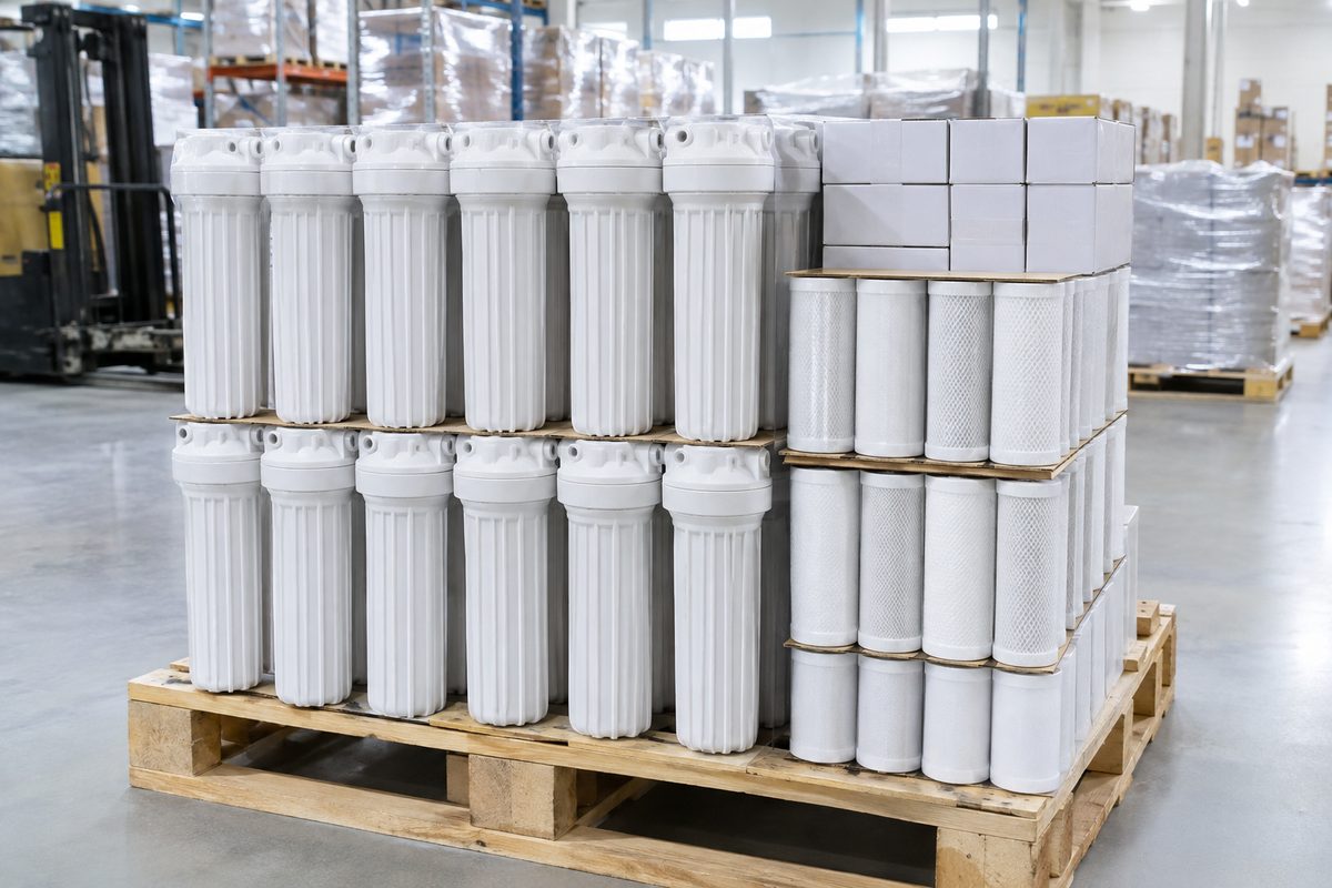reverse osmosis filter cartridges warehouse export shipping