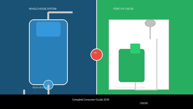 Whole House vs Point-of-Use Water Filters: The Complete Consumer Guide 2026