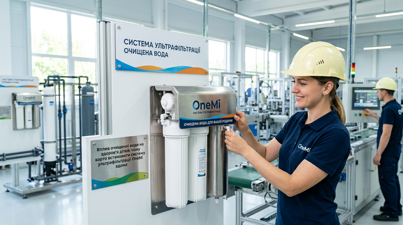 Вплив очищеної води на здоров\’я дітей: чому варто встановити систему ультрафільтрації OneMi вдома | ONEMI