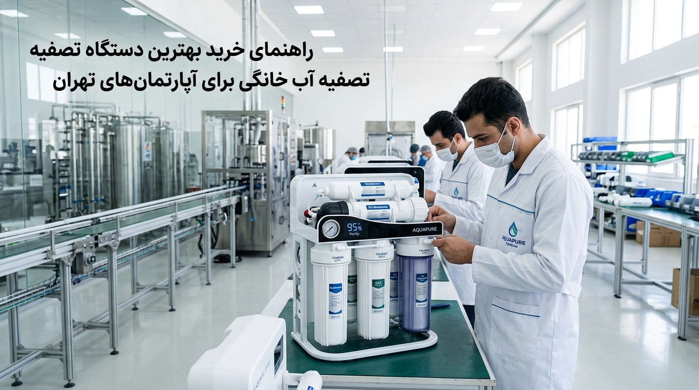 ** راهنمای خرید تصفیه آب آپارتمانی برای تهران | ONEMI B2B