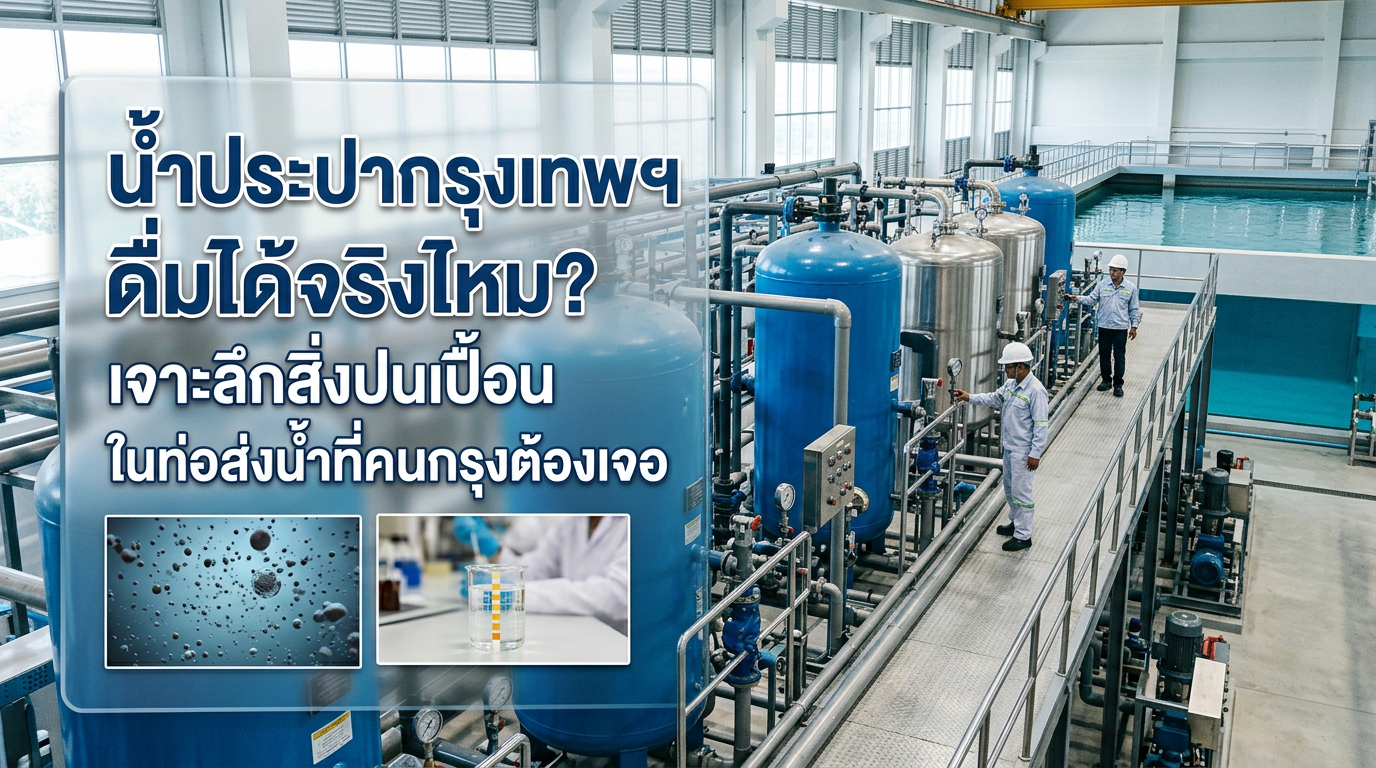 น้ำประปากรุงเทพฯ ดื่มได้จริงไหม? เจาะลึกระบบท่อส่งน้ำและโอกาสธุรกิจ OEM เครื่องกรองน้ำ ONEMI