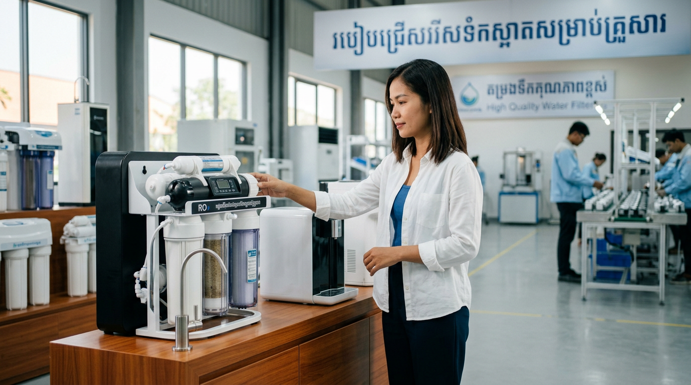 របៀបជ្រើសរើសម៉ាស៊ីនចម្រោះទឹកស្អាតសម្រាប់គ្រួសារ